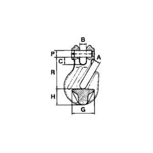 Cârlig Scurtare Lanț TIP PKLG 16 mm 8000 kg