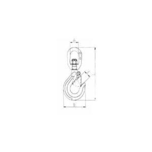 Cârlig Rotativ de Ridicare TIP WHS 16 8000 kg