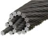 Cablu de oțel antigiratoriu 18x7+WSC cu inimă metalică aspect zincat