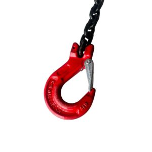 Lanț de Ridicare cu 1 Braț pentru Macara, 13 mm, 5300 kg, cu cârlig de scurtare